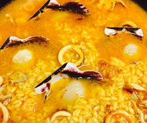 arroz zamburiñas